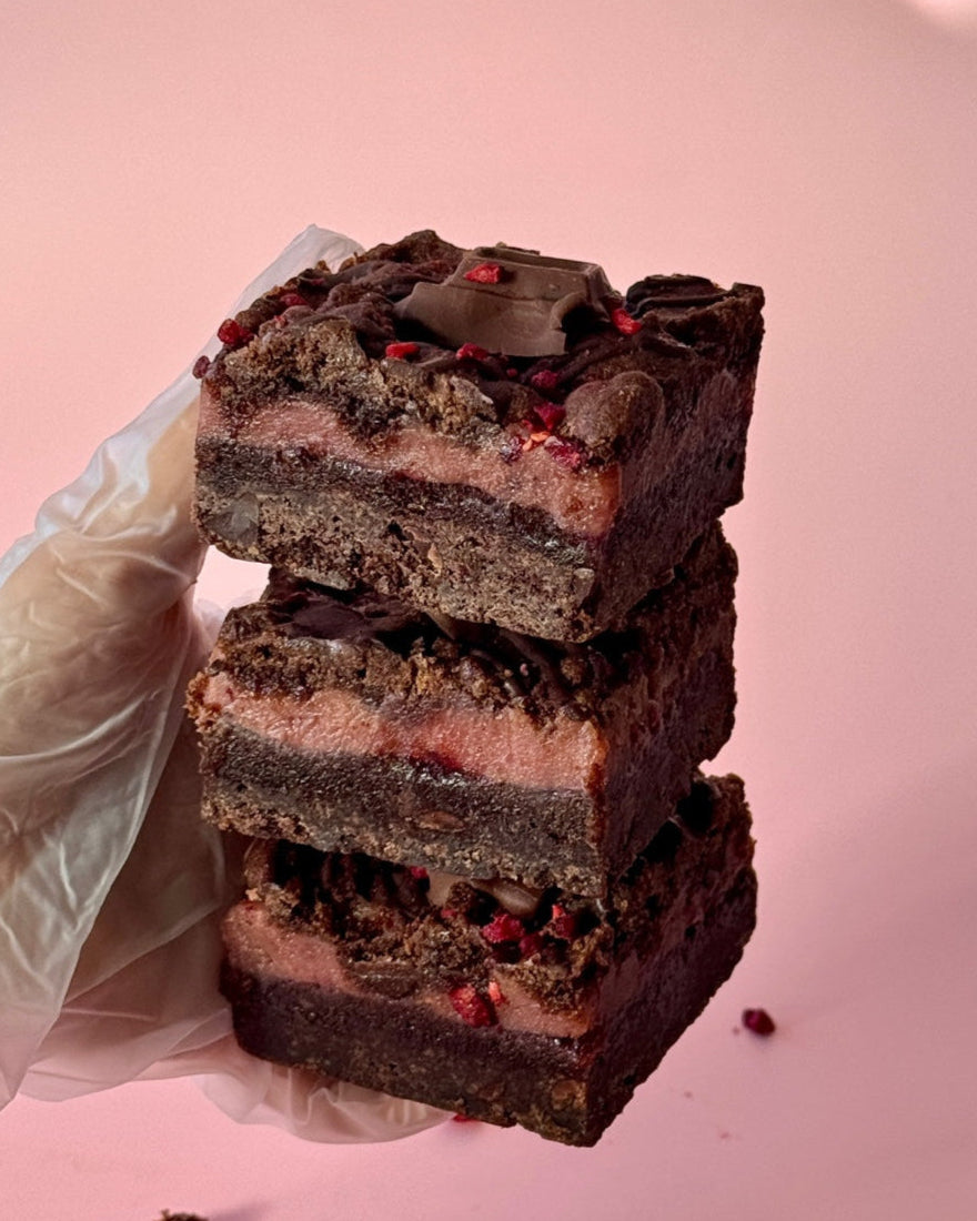 Dark Choc Raspberry Cookie Pie